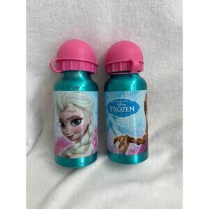 TWO (2) Disney Frozen Elsa Anna Kids Sippy Cups | Metal